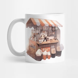 Stall Girl Anime Mug